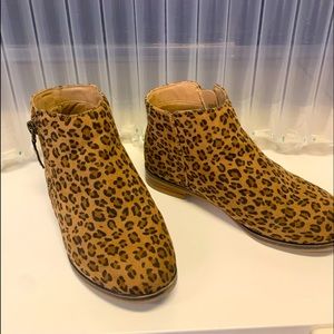 Leopard print ankle boots | excellent condition